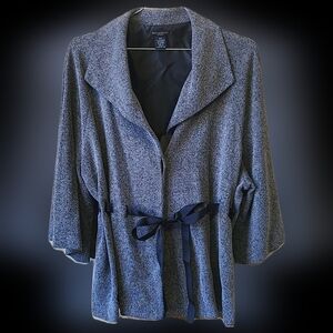 Vintage Courtenay Stretch Ribbon Tie Front Jacket 20W